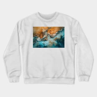 Iceland from above - Aerial Landscape Photography Crewneck Sweatshirt